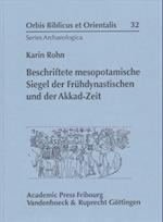 Beschriftete Mesopotamische Siegel der Fruhdynastischen Und der Akkad-Zeit