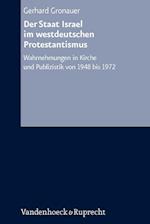 Der Staat Israel Im Westdeutschen Protestantismus