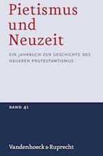 Pietismus Und Neuzeit Band 41 - 2015