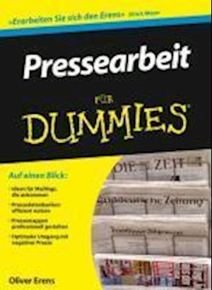 Pressearbeit für Dummies