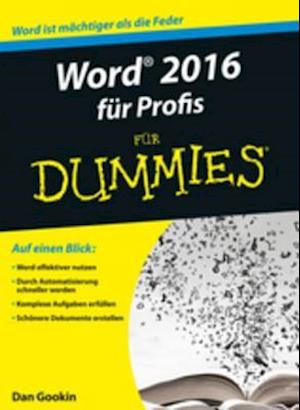 Word 2016 für Profis für Dummies