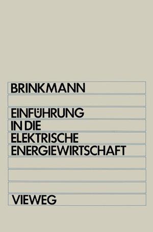 Einführung in Die Elektrische Energiewirtschaft