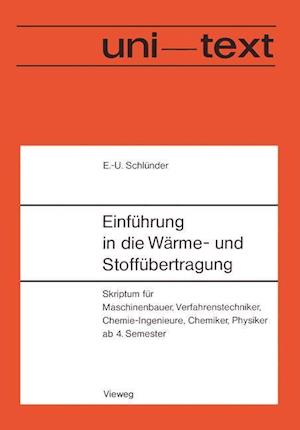 Einführung in Die Wärme- Und Stoffübertragung