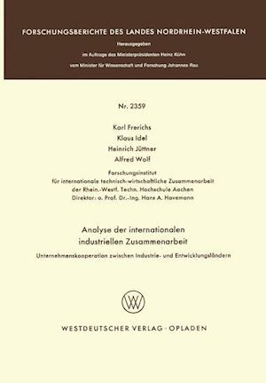 Analyse Der Internationalen Industriellen Zusammenarbeit