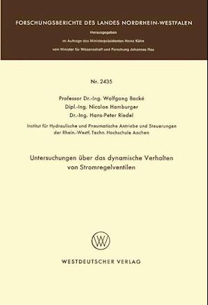 Untersuchungen über das dynamische Verhalten von Stromregelventilen