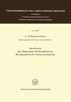 Berechnung der diabatischen Strahlungsheizung der Atmosphäre für Winter und Sommer