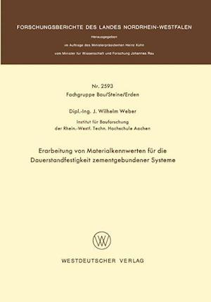 Erarbeitung Von Materialkennwerten Für Die Dauerstandfestigkeit Zementgebundener Systeme