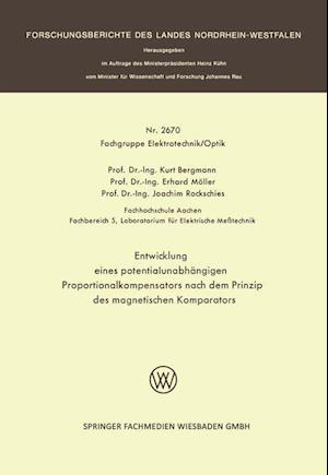 Entwicklung eines potentialunabhängigen Proportionalkompensators nach dem Prinzip des magnetischen Komparators