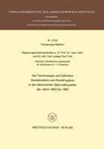 Die Terminologie und Definition Sozialmedizin und Sozialhygiene in den literarischen Sekundärquellen der Jahre 1900 bis 1960