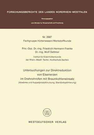 Untersuchungen Zur Direktreduktion Von Eisenerzerim Drehrohrofen Mit Braunkohleneinsatz