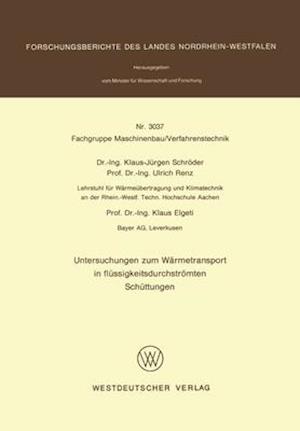 Untersuchungen zum Wärmetransport in flüssigkeitsdurchströmten Schüttungen