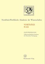 Volkswirtschaftliche Probleme Der Deutschen Vereinigung