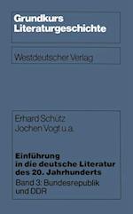 Einführung in die deutsche Literatur des 20. Jahrhunderts