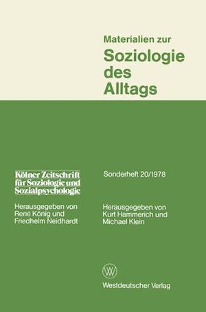 Materialien zur Soziologie des Alltags