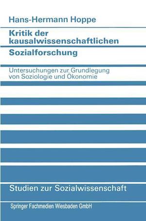 Kritik Der Kausalwissenschaftlichen Sozialforschung