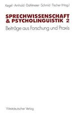 Sprechwissenschaft & Psycholinguistik 2