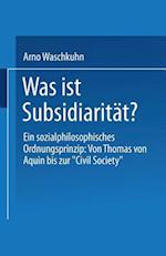 Was ist Subsidiarität?