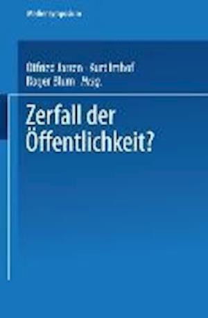 Zerfall Der Öffentlichkeit?