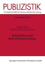 Zeitschriften und Zeitschriftenforschung