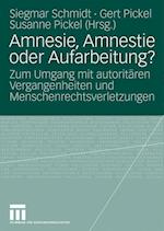 Amnesie, Amnestie Oder Aufarbeitung?