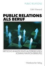 Public Relations als Beruf