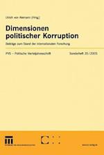 Dimensionen Politischer Korruption