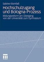 Hochschulzugang Und Bologna-Prozess