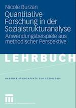 Quantitative Forschung in der Sozialstrukturanalyse