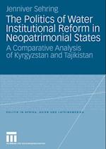 Politics of Water Institutional Reform in Neo-Patrimonial States