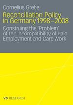 Reconciliation Policy in Germany 1998-2008