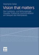 Vision that matters