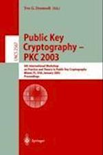 Public Key Cryptography - PKC 2003