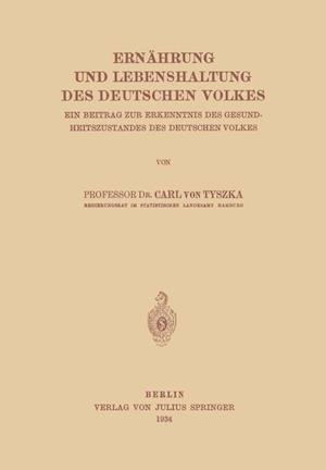 Ernährung Und Lebenshaltung Des Deutschen Volkes