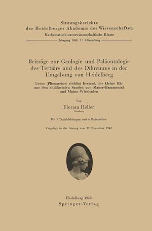 Beiträge zur Geologie und Paläontologie des Tertiärs und des Diluviums in der Umgebung von Heidelberg