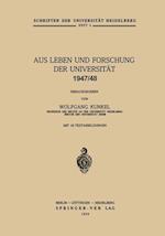 Aus Leben Und Forschung Der Universität 1947/48