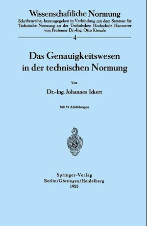 Das Genauigkeitswesen in Der Technischen Normung