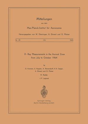 X-Ray Measurements in the Auroral Zone from July to October 1964