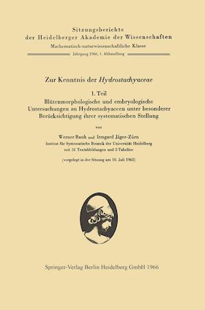 Zur Kenntnis Der Hydrostachyaceae