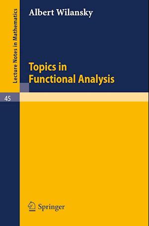 Topics in Functional Analysis