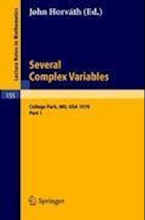 Several Complex Variables. Maryland 1970. Proceedings of the International Mathematical Conference, Held at College Park, April 6-17, 1970