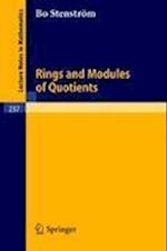 Rings and Modules of Quotients