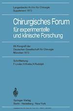 Chirurgisches Forum für experimentelle und klinische Forschung