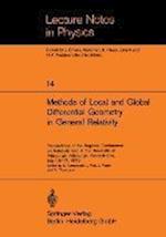 Methods of Local and Global Differential Geometry in General Relativity