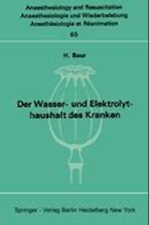 Der Wasser- und Elektrolythaushalt des Kranken