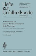 Verhandlungen der Österreichischen Gesellschaft für Unfallchirurgie