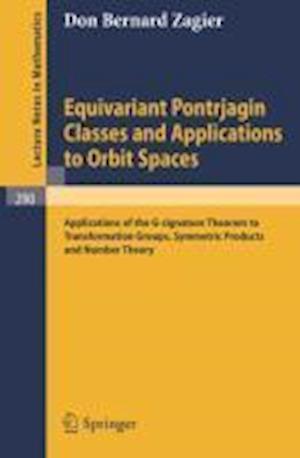 Equivariant Pontrjagin Classes and Applications to Orbit Spaces