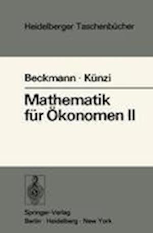 Mathematik für Ökonomen II