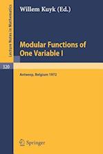 Modular Functions of One Variable I
