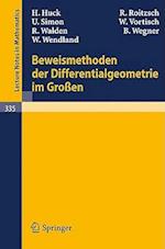 Beweismethoden Der Differentialgeometrie Im Großen