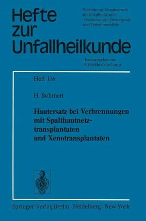 Hautersatz bei Verbrennungen mit Spalthautnetztransplantaten und Xenotransplantaten